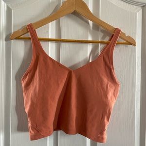 lululemon Align Tank Rustic Coral Size 8
